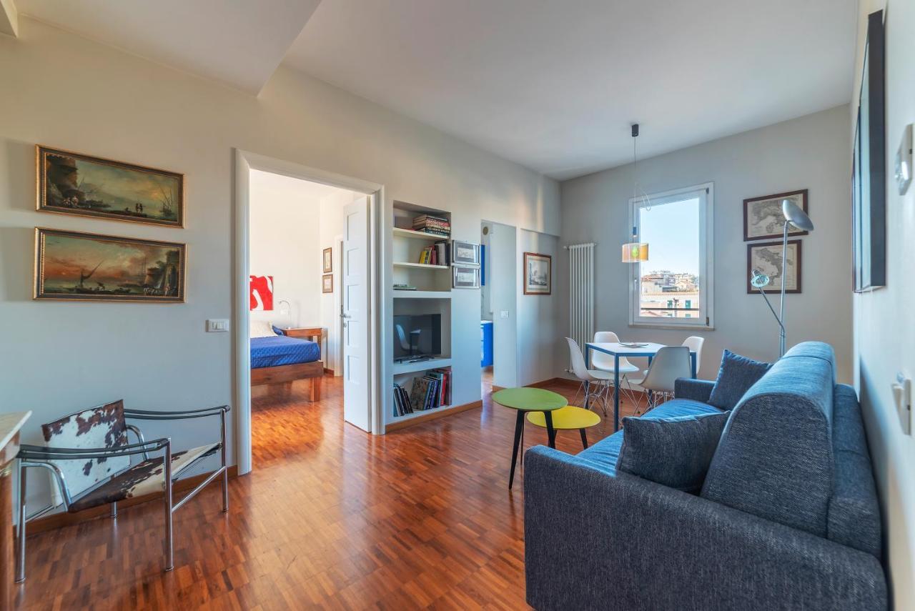 Bright Apt With Views Of San Pietro Rome Bagian luar foto