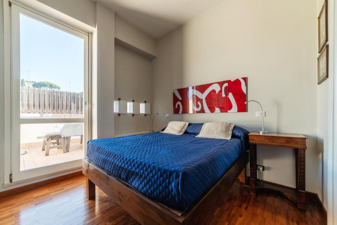Bright Apt With Views Of San Pietro Rome Bagian luar foto