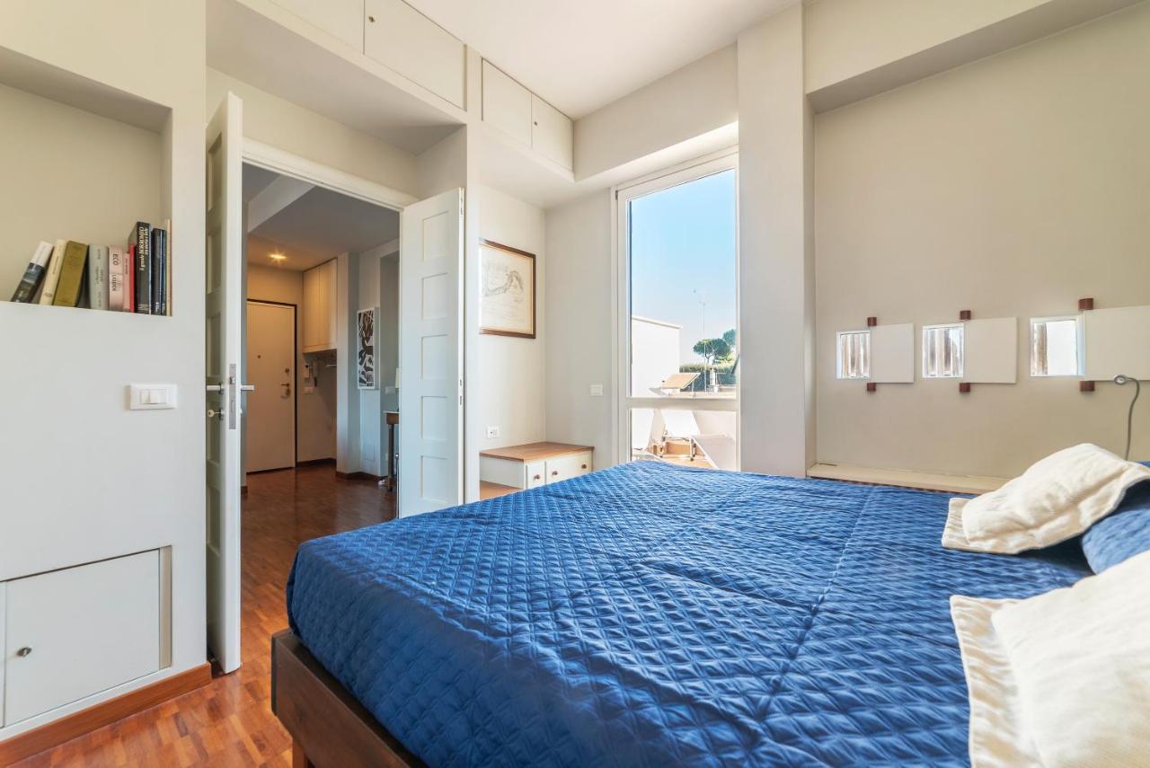 Bright Apt With Views Of San Pietro Rome Bagian luar foto